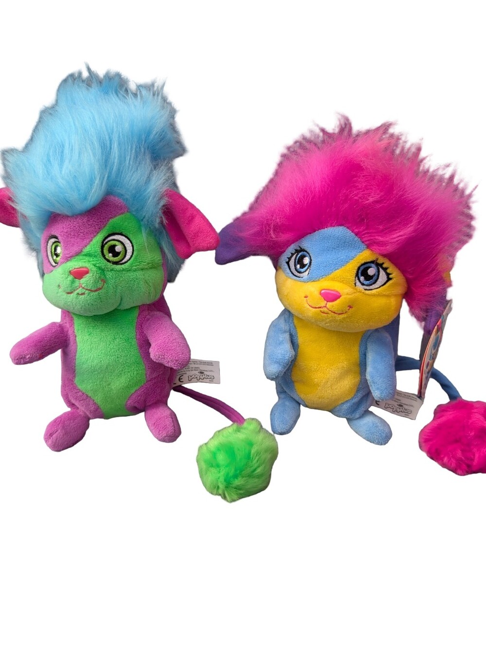 2 For $20 🩷 Popples Yikes & Lulu - Lot Of 2 Plush Stuffed Animals - 2015